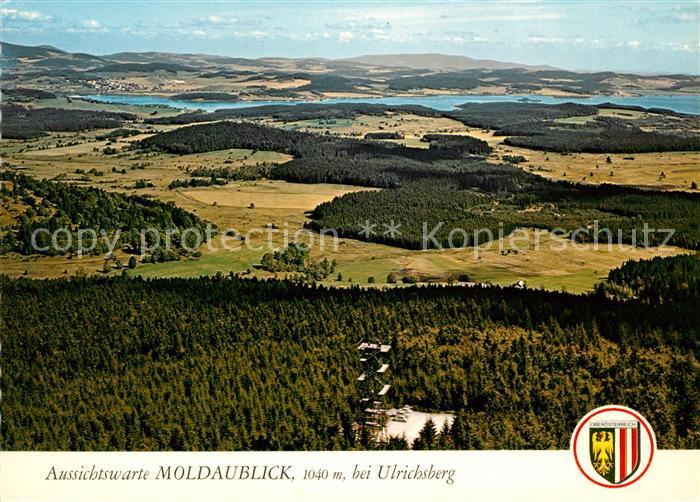 Ulrichsberg Oberoesterreich Aussichtswarte Moldaublick Fliegeraufnahme