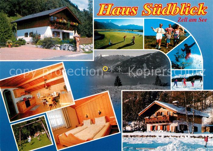 Zell See Haus Suedblick Winter