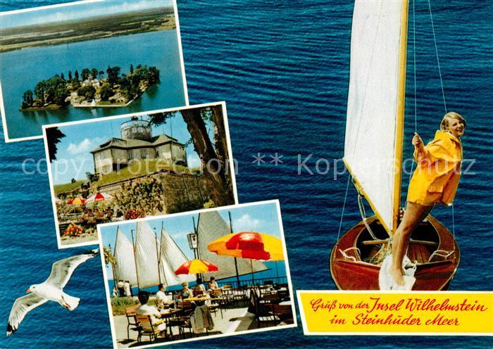 Insel Wilhelmstein Fliegeraufnahme Steinhuder Meer Festung Gaststaette