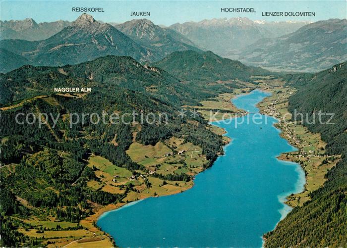 Weissensee Kaernten Fliegeraufnahme Drautal Lienitzer Dolomiten