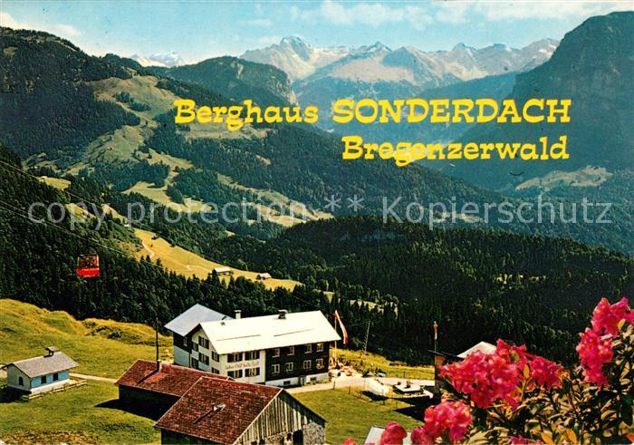 Bezau Vorarlberg Gasthaus Pension Berghaus Sonderdach