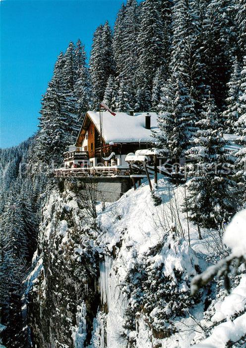 Nesselwaengle Tirol Alpengasthof Adlerhorst Winterlandschaft