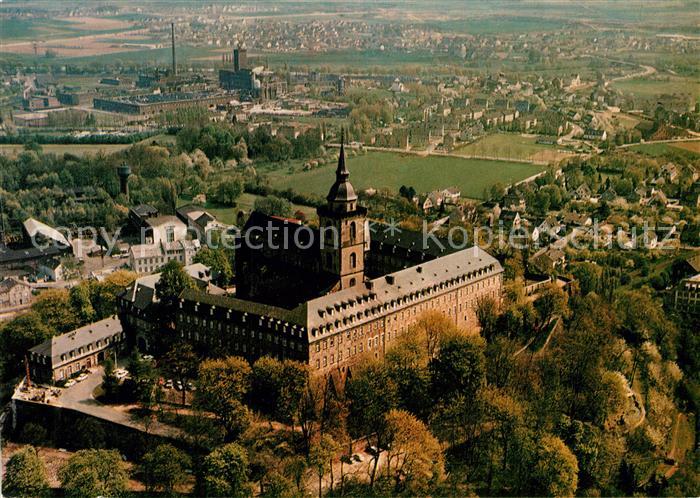 Siegburg Fliegeraufnahme Benediktinerabtei Michaelsberg
