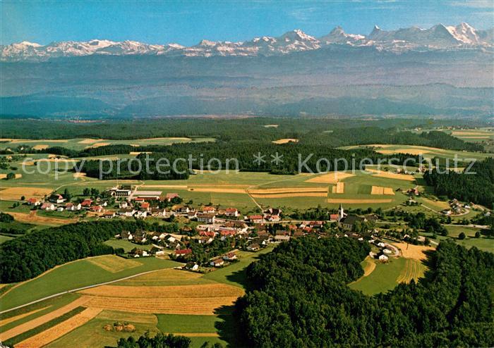 Rickenbach Hotzenwald Fliegeraufnahme Hotzenwald Alpen