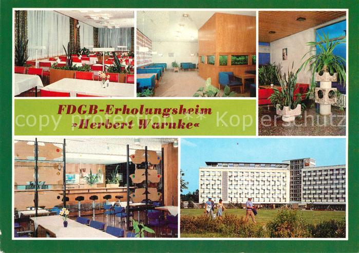 Klink Waren FDGB Erholungsheim Herbert Warnke