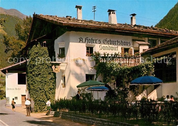 St Leonhard Passeier Sandwirt Andreas Hofers Geburtshaus