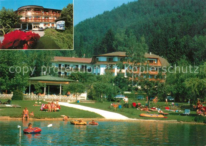 Klopeinersee Unterberg Ferienhotel Krainz Haus Alpensee Strandcafe Restaurant Sa