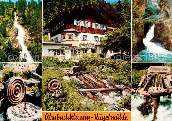 Markt Schellenberg Gasthaus Pension Kugelmuehle Eingang Almbachklamm