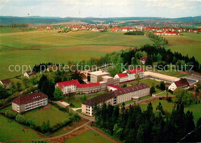 Clausthal-Zellerfeld Fliegeraufnahme Kurklinik am Hasenbach