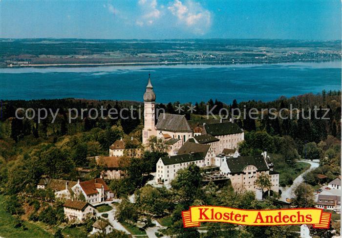 Ammersee Fliegeraufnahme Kloster Andechs