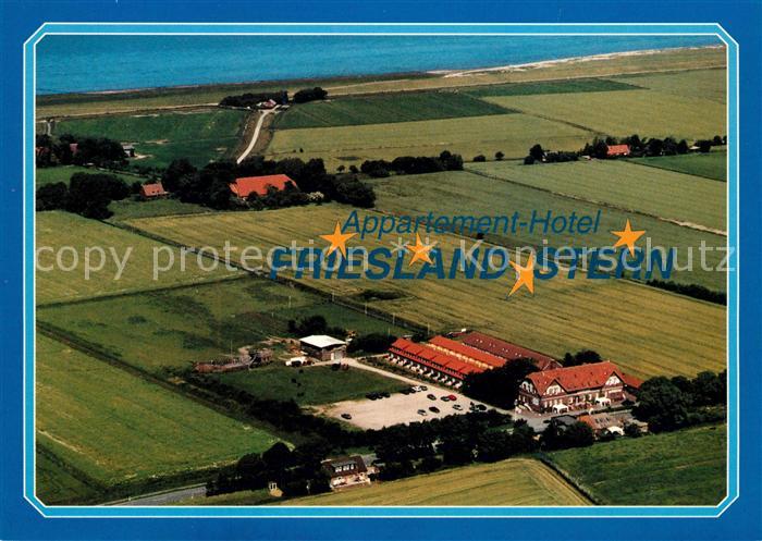 Wangerland Hotel Friesland Stern Fliegeraufnahme