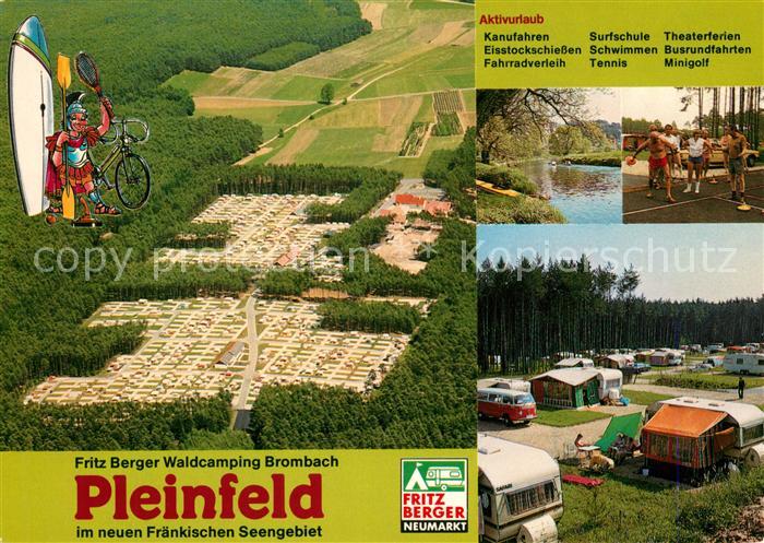 Pleinfeld Fliegeraufnahme Fritz Berger Waldcamping