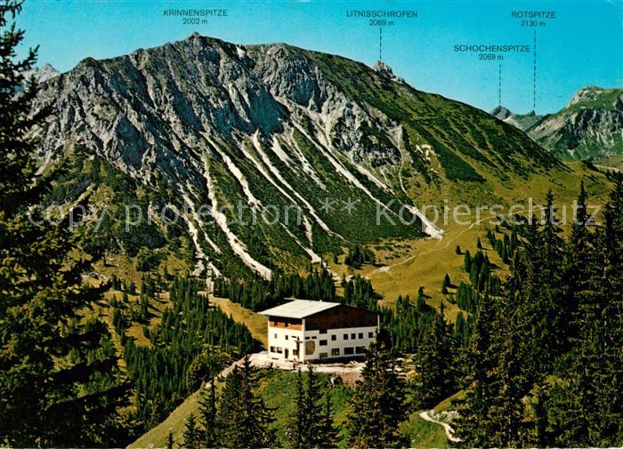 Nesselwaengle Tirol Gimpelhaus Krinnenspitze Krinnenalpe