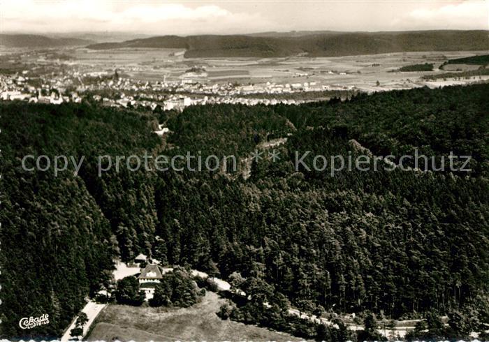 Bad Wildungen Fliegeraufnahme Cafe Reinhardshoehe