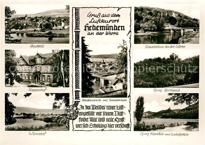 Hedemuenden Rappenhof Burg Hanstein Ludwigstein