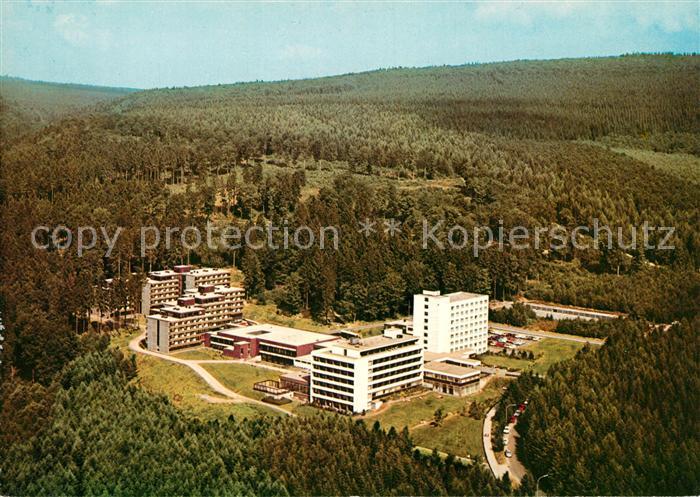 Weiskirchen Saar Fliegeraufnahme Hochwald-Sanatorium Baerenfels-Sanatorium