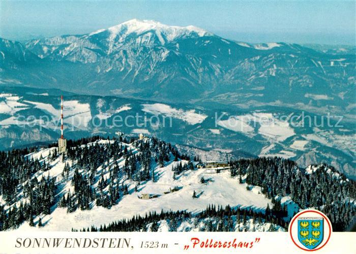 Semmering Niederoesterreich Sonnwensdstein Pollereshaus Fliegeraufnahme