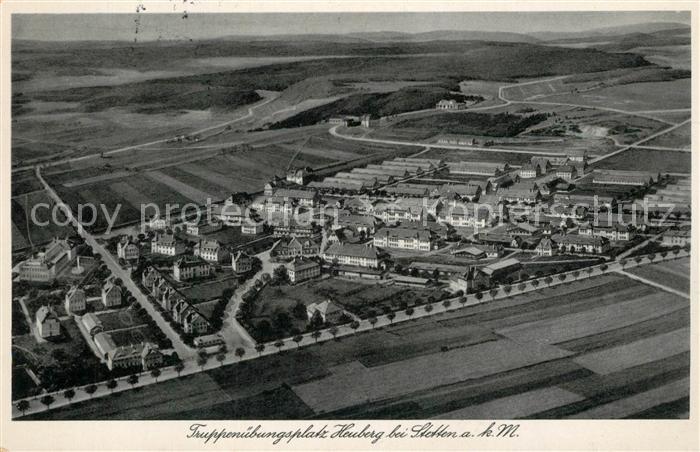 Heuberg Stetten kalten Markt Truppenuebungsplatz Fliegeraufnahme