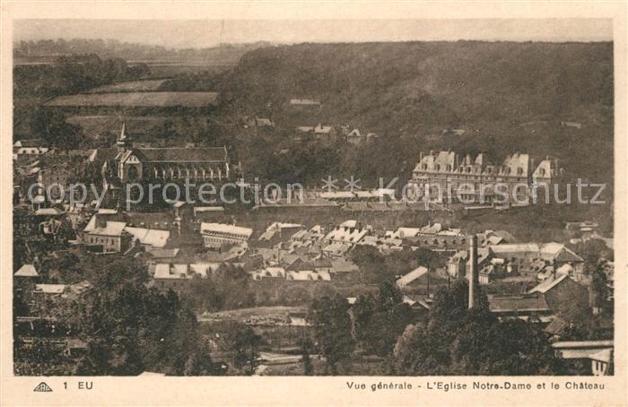 Eu 76 Eglise Notre Dame et le Chateau