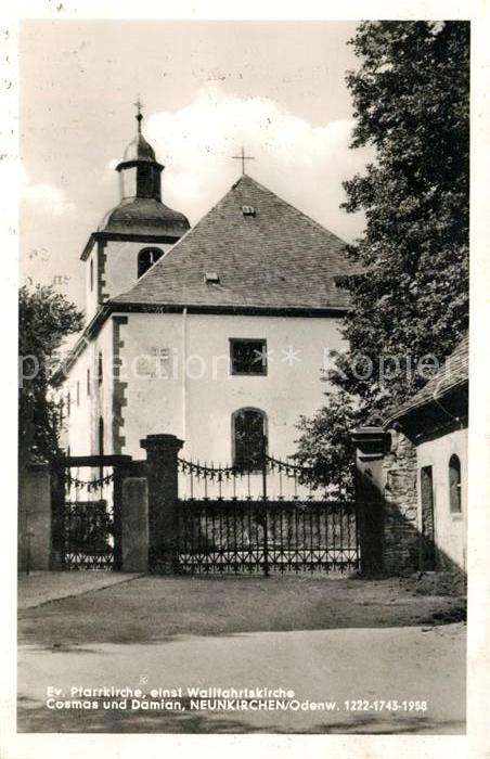 Neunkirchen Odenwald Ev Pfarrkirche einst Wallfahrtskirche Cosmas und Damian