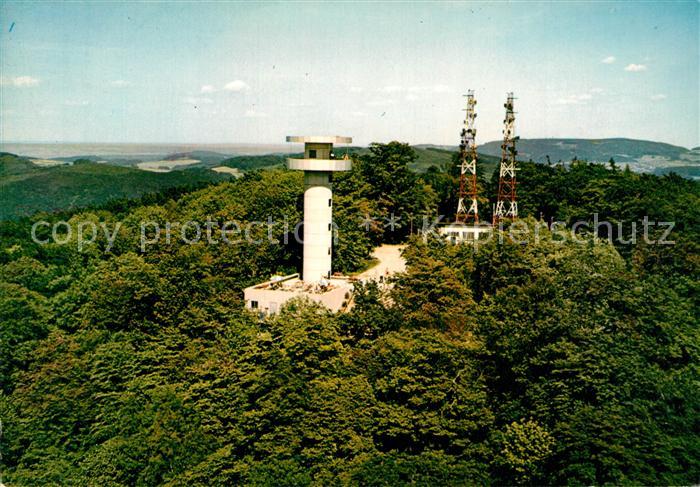 Zwingenberg Bergstrasse Melibokus Turm Sender Fliegeraufnahme