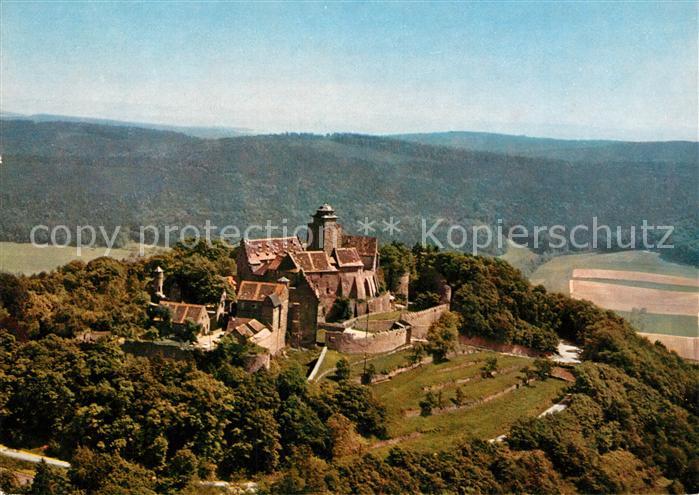 Neustadt Odenwald Burg Breuberg Fliegeraufnahme