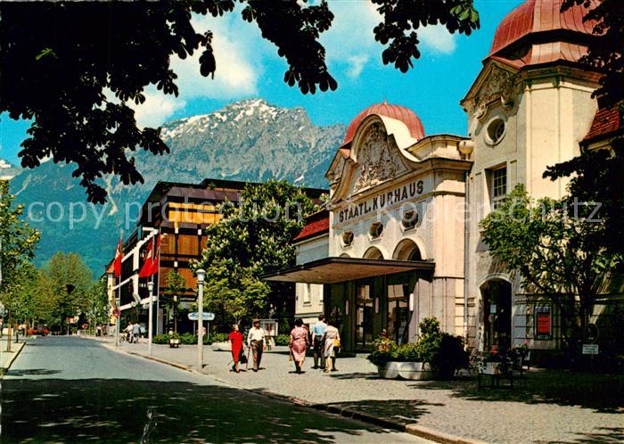 Bad Reichenhall Staatliches Kurhaus mit Hochstaufen Chiemgauer Alpen