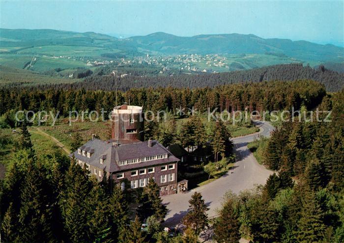 Winterberg Hochsauerland Gaststaette Kahler Asten Fliegeraufnahme