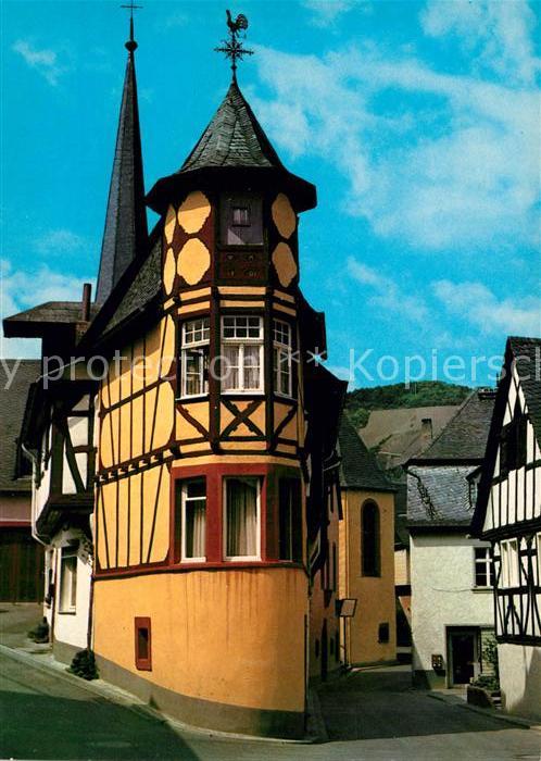 Traben-Trarbach Altes Fachwerkhaus im Stadtteil Wolf