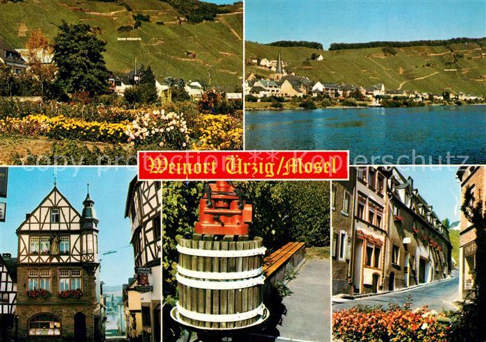 uerzig Partie an der Mosel Garten Altstadt Strassenpartie