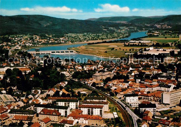 Saeckingen Rhein Fliegeraufnahme