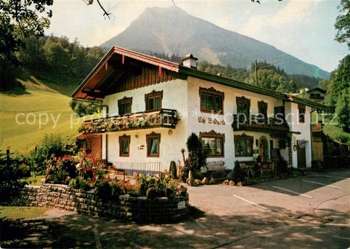 Ramsau Berchtesgaden Cafe Brotzeitstueberl Waldquelle