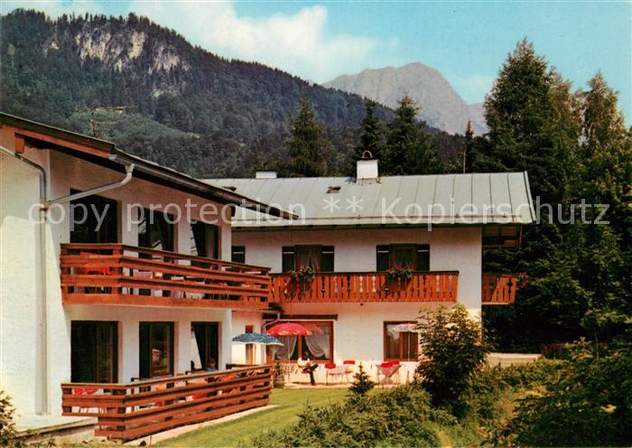 Berchtesgaden Gaestehaus Weiherbach Berchtesgadener Alpen