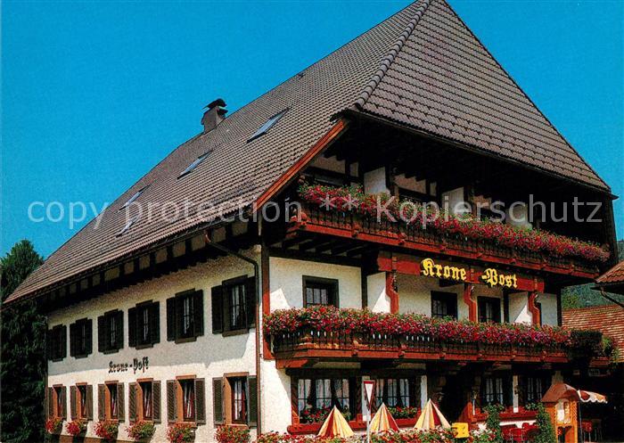 Simonswald Gasthof Pension Krone Post Blumenschmuck