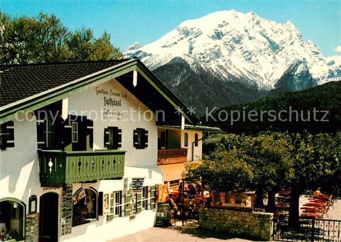 Ramsau Berchtesgaden Berggasthof Pension Zipfhaeusl genannt Sahnegletscher Berch