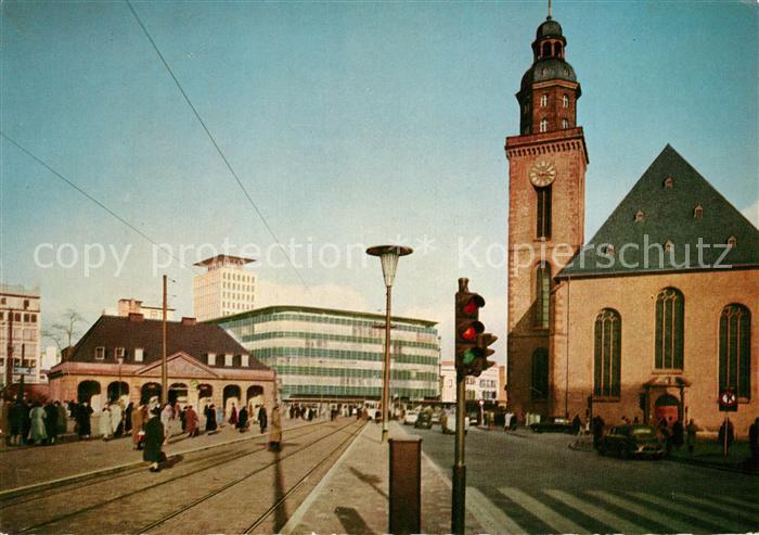Frankfurt Main Hauptwache Katharinenkirche und Fernmeldeamt