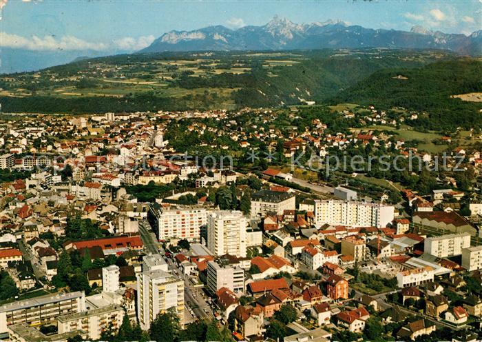Thonon-les-Bains La Ville et le Massif de la Dent d Oche vue aérienne