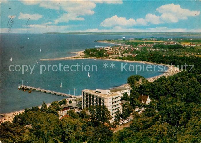Timmendorfer Strand Hotel Seebruecke Ostseeheilbad Fliegeraufnahme