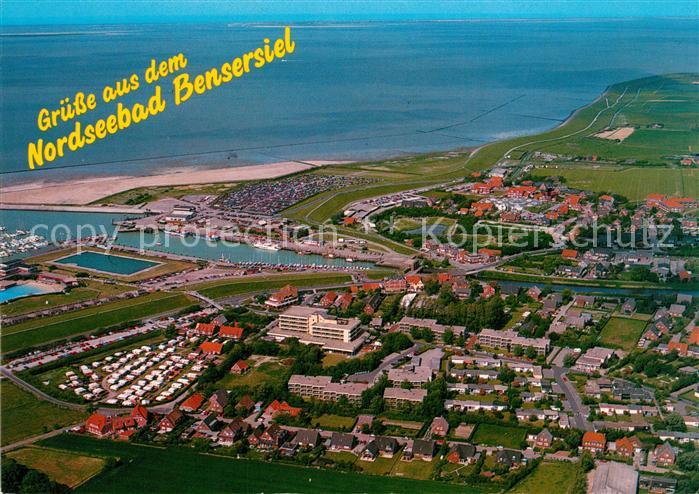 Bensersiel Fliegeraufnahme