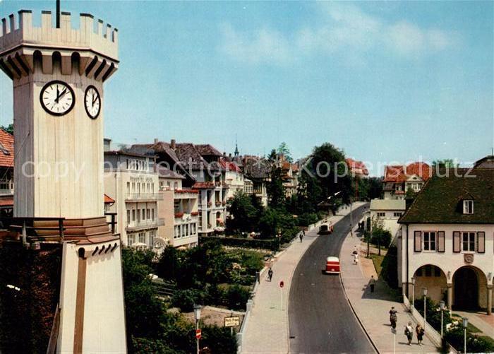 Bad Salzuflen Blick in die Parkstrasse