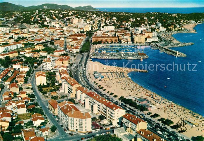 Frejus Vue aérienne au fond St Raphael Cote d Azur
