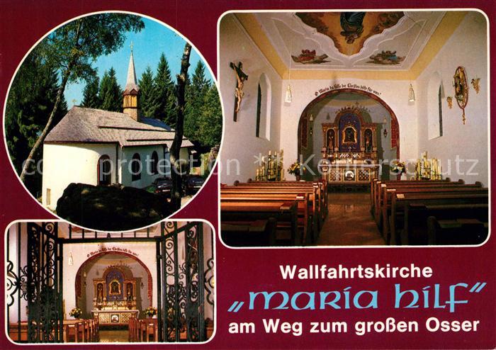 Lam Oberpfalz Wallfahrtskirche Maria Hilf am Weg zum grossen Osser