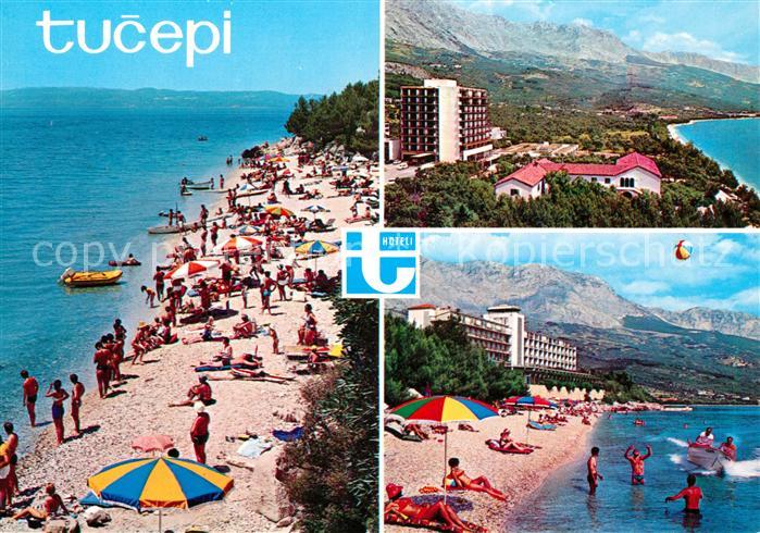 Tucepi Kuestenpanorama Strand