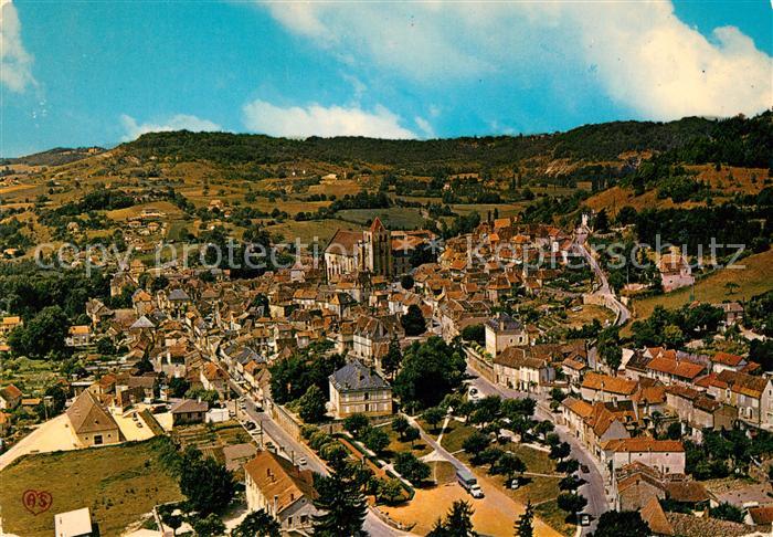 Saint-Cyprien Dordogne Vue aerienne panoramique