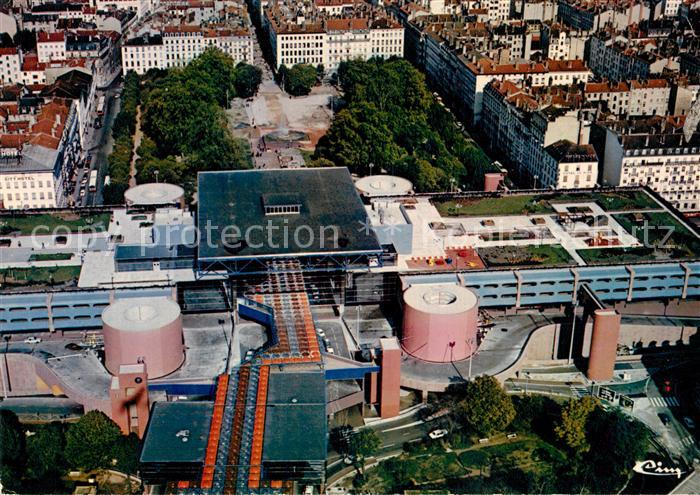 Lyon France Centre d echange de Perrache Place Carnot Rue Victor Hugo vue aérien