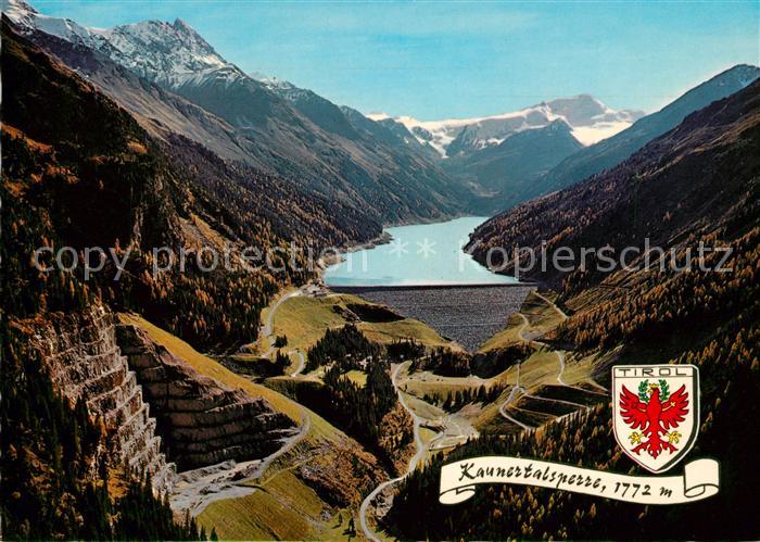 Kaunertal Kaunertalkraftwerk Staudamm Gepatschferner Weissseespitze oetztaler Al