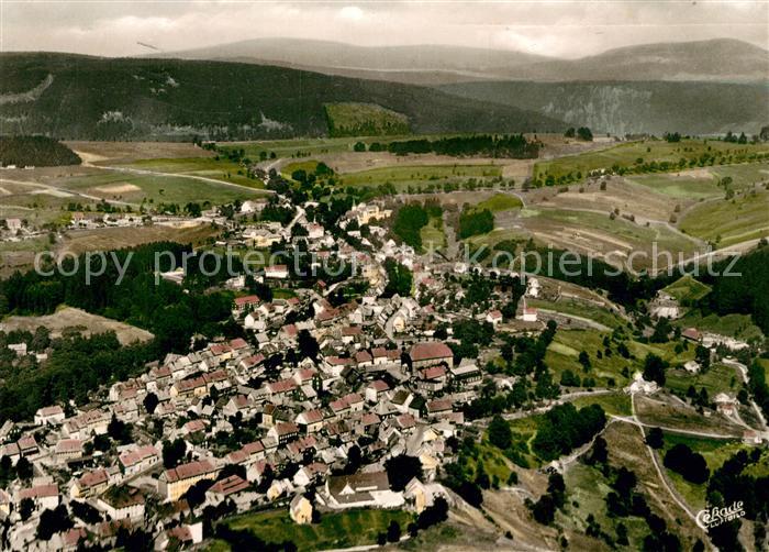 St Andreasberg Harz Luftkurort Wintersportplatz Fliegeraufnahme
