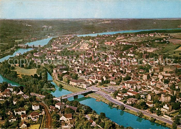 Werden Ruhr mit Baldeneysee Fliegeraufnahme