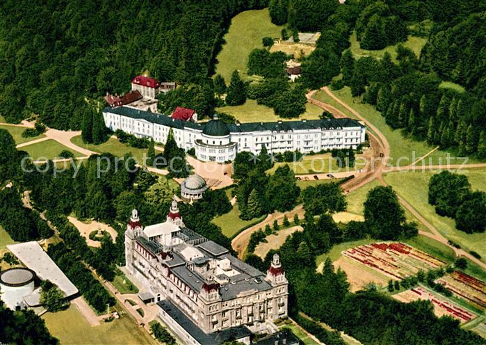 Bad Wildungen Fuerstenhof und Badehotel Fliegeraufnahme