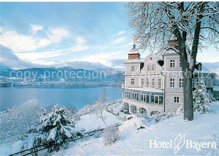 Tegernsee Hotel Bayern Winterpanorama